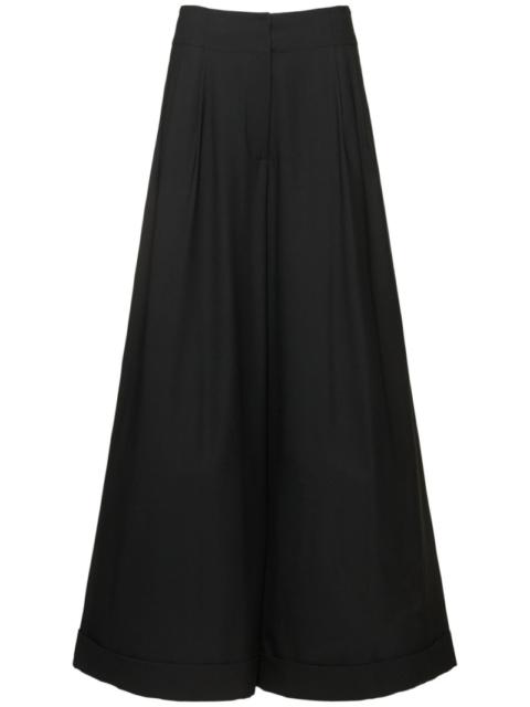 PUCCI Twill wide pants w/ logo