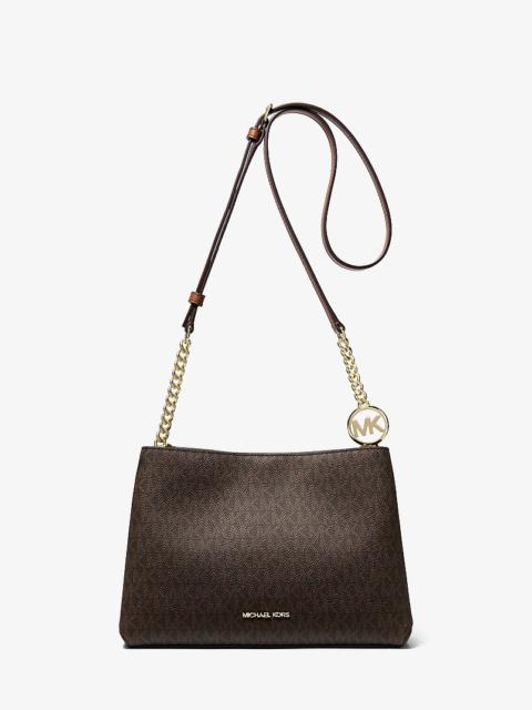MICHAEL KORS Christina Small Signature Logo Crossbody Bag