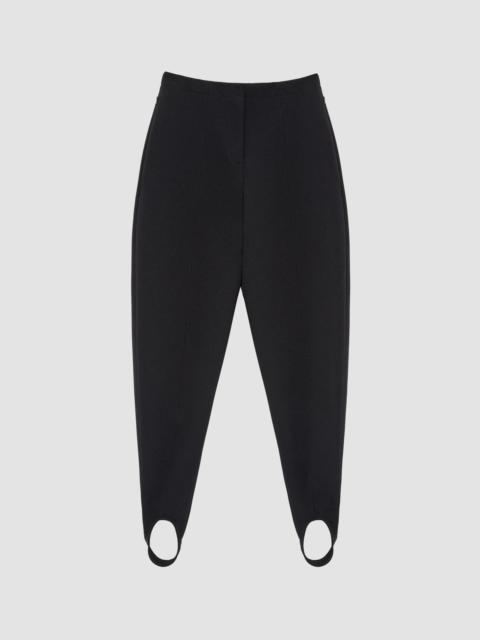Loewe Women's Wool Stirrup Trousers - Black
