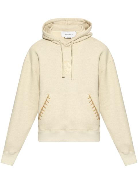 Alexander McQueen Skull-embroidered hoodie