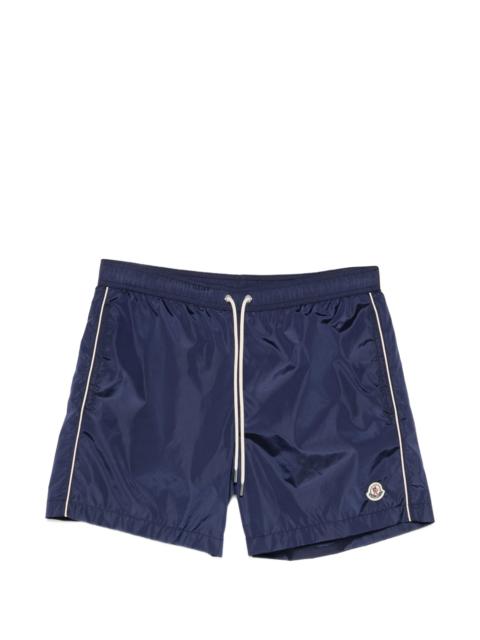 Moncler Moncler Drawstring Piping Swim Shorts