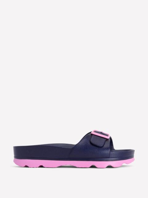 BODEN Lyla Single Buckle Sliders-Navy/Pink