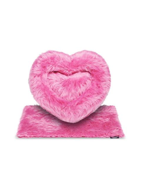BALENCIAGA Dog Bed And Blanket in Pink