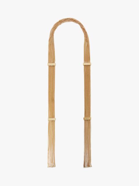 Max Mara NELSON Metal tie necklace