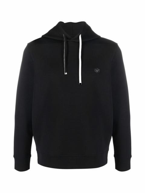EMPORIO ARMANI Logo cotton hoodie