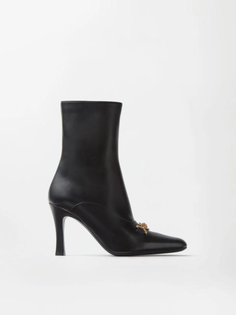 VERSACE Marisa Leather Ankle Boots 90 mm