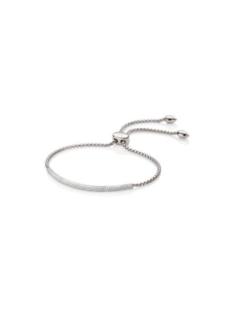 MONICA VINADER Fiji Diamond Mini Bar bracelet