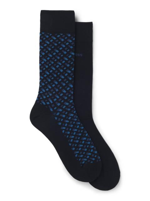 BOSS TWO-PACK OF REGULAR-LENGTH SOCKS