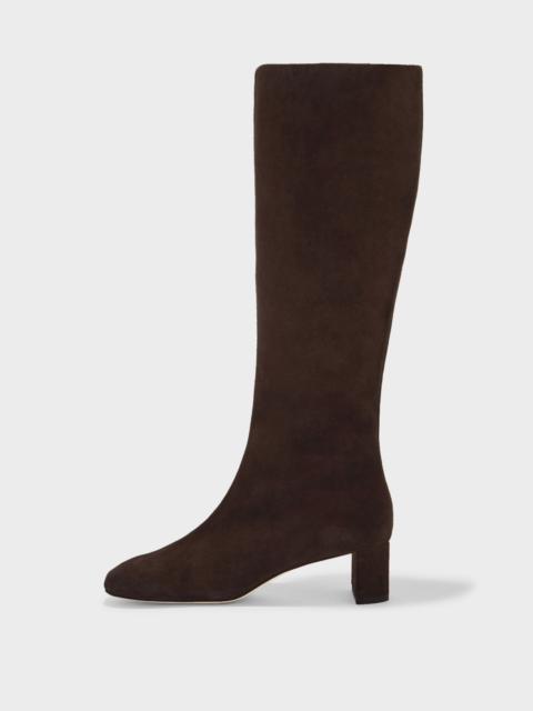 Aeyde Marty Suede Knee-High Boots