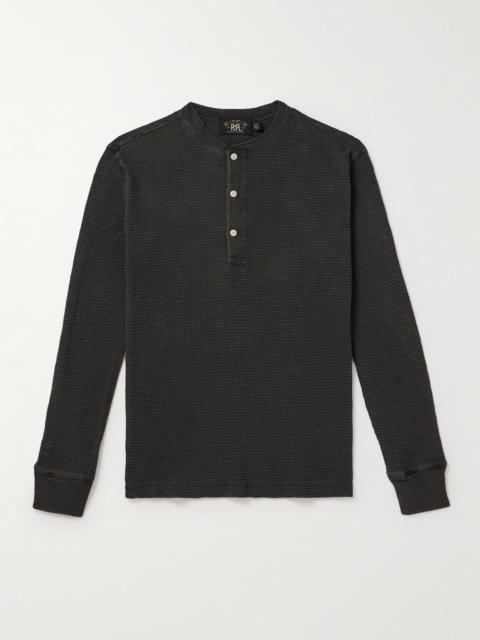 RRL by Ralph Lauren Slim-Fit Textured-Cotton Henley T-Shirt