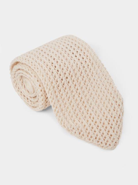 TODD SNYDER Italian Cotton Open Weave Knit Tie