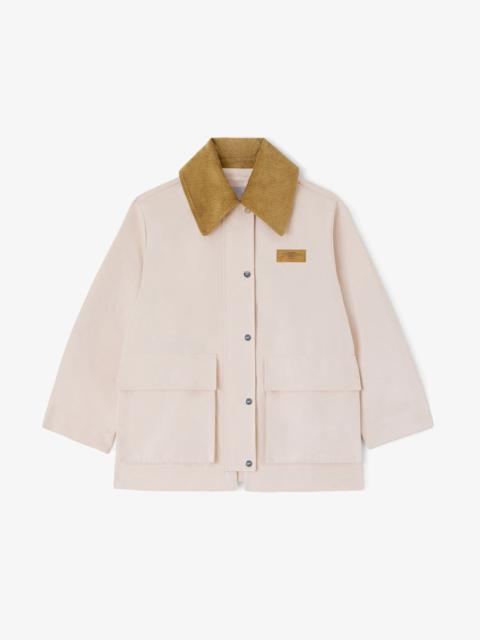 GANNI JACKET IN PINK TWILL