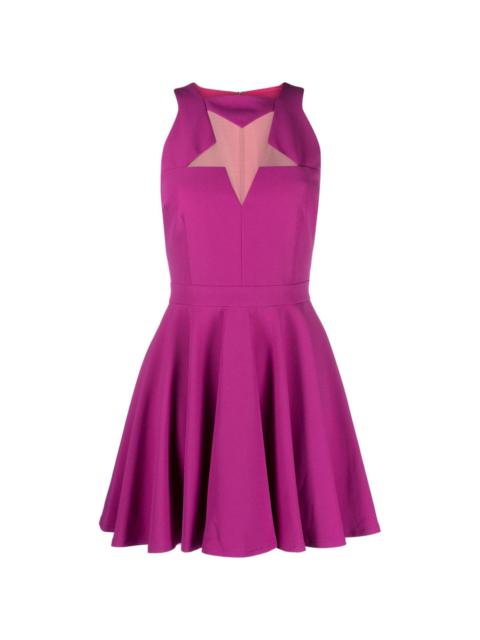 star cut-out minidress