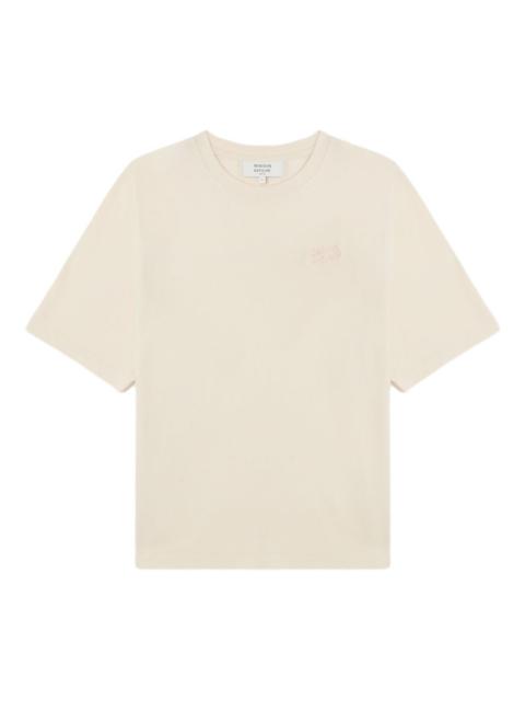 Maison Kitsuné embroidered cotton T-shirt