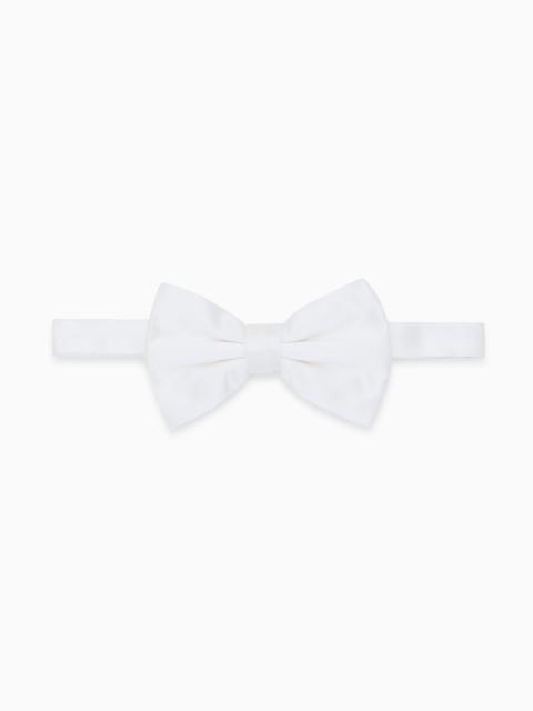 GIORGIO ARMANI Large, pure silk knotted bow tie