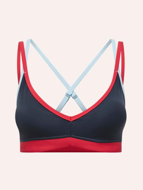 P.E NATION PARAMOUNT SPORTS BRA IN MARINE BLUE