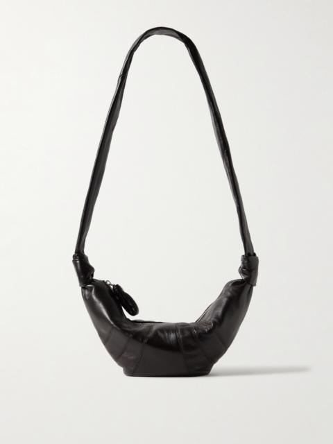 Lemaire Croissant Small Paneled Leather Shoulder Bag