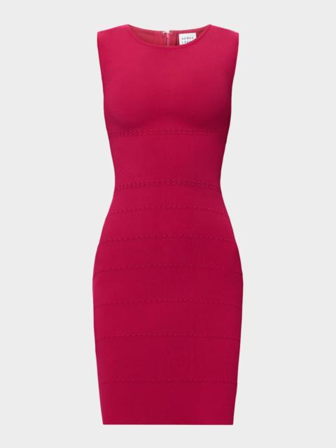 HERVE LEGER The Lark Pointelle-Stitch Mini Dress