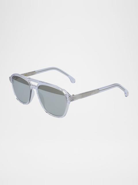 Paul Smith Men's Alder V2 Double-Bridge Navigator Sunglasses