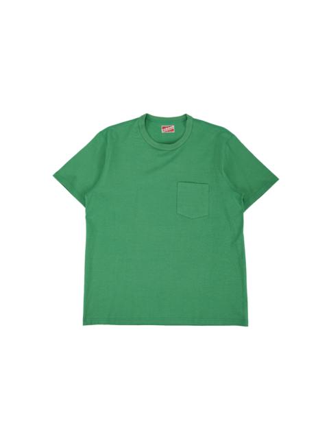 The Real McCoys MC22006 Pocket Tee Kelly Green