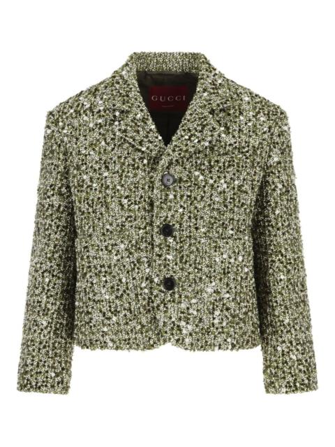 GUCCI sequin-embellished jacket
