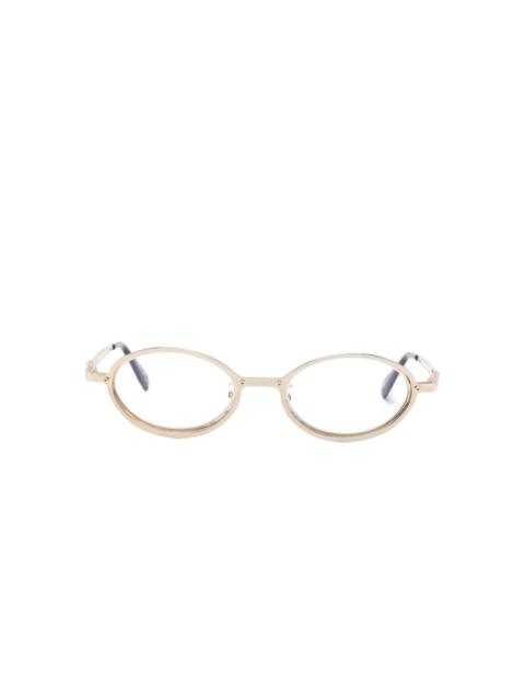 Kuboraum Maskeh 18 oval-frame glasses