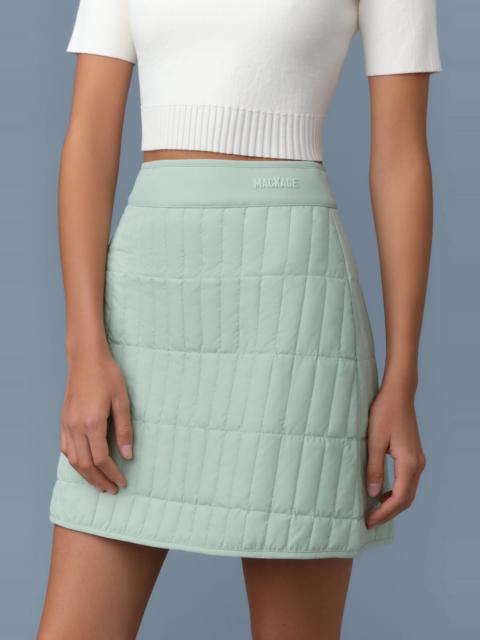 MACKAGE TILDA Vertical Quilted Down Skirt