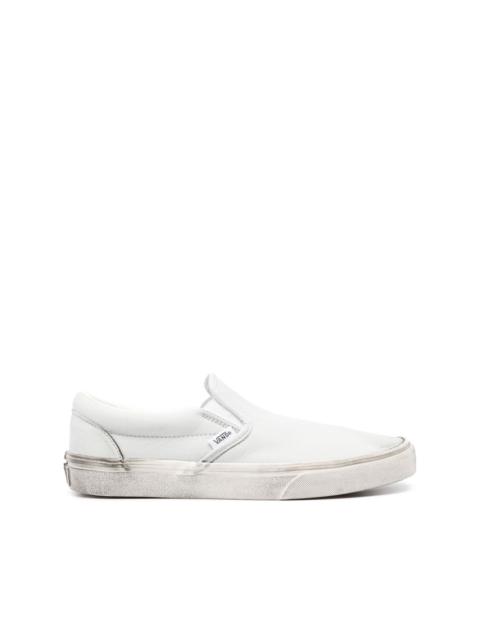 leather slip-on sneakers