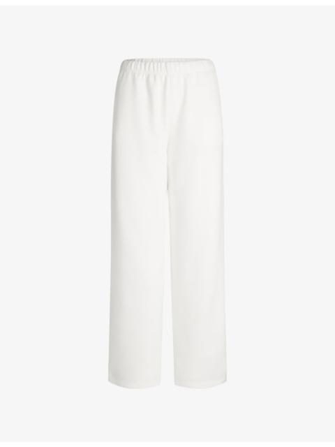 SKIMS Classic Straight-Leg Cotton-Fleece Trousers