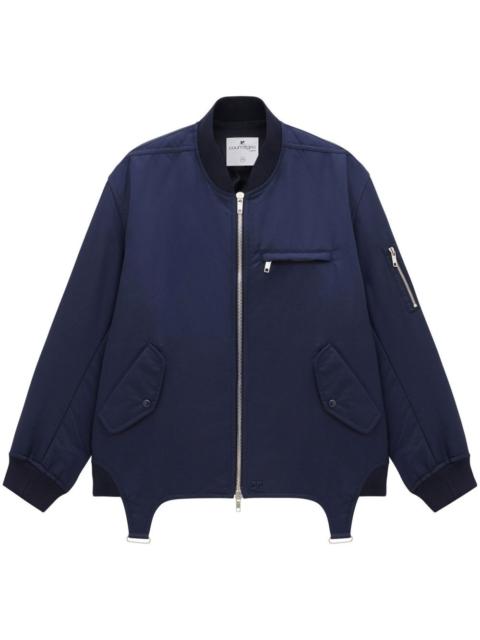 courrèges Harnais nylon bomber jacket