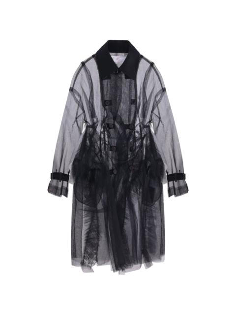 TAO Comme Des Garçons sheer coat