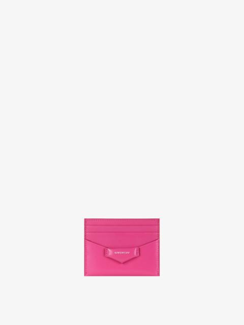 Givenchy ANTIGONA CARD HOLDER IN BOX LEATHER