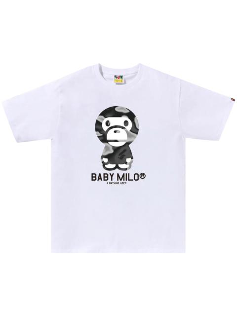 BAPE Liquid Camo Baby Milo Tee 'White/Black'