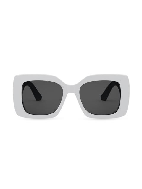 Dior Women's VeryDior S1I 54MM Square Sunglasses - White Smoke