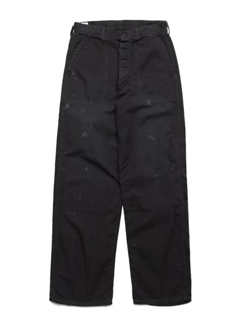FULLCOUNT USN Herringbone Seamen's Trousers - VE Black