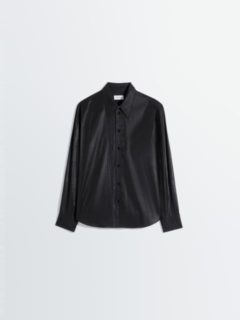 Lemaire POINTED COLLAR SURREALIST SHIRT IN CHINTZED TOILE