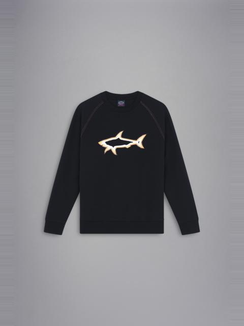 COTTON SWEATSHIRT WITH PRINT