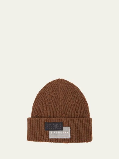 MM6 Maison Margiela Numeric Knit Beanie