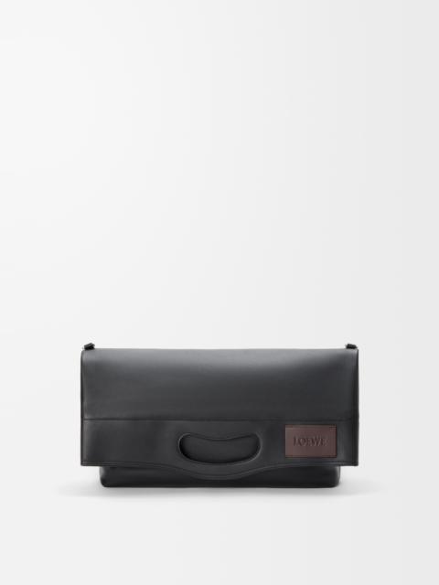 Loewe Bob folded tote in shiny supple calfskin