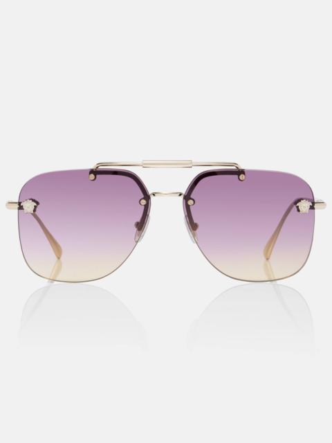 VERSACE Medusa Light aviator sunglasses