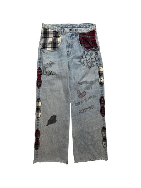 SATOSHI NAKAMOTO Nessa Pant "Blue Denim" SAT057