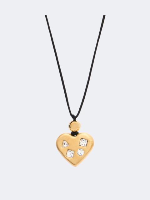 JACQUEMUS Coeur embellished pendant necklace