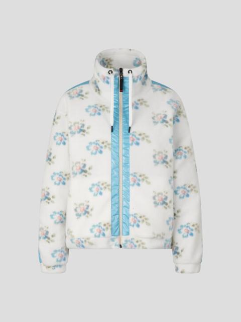 BOGNER Ninetta Fleece jacket in White/Blue