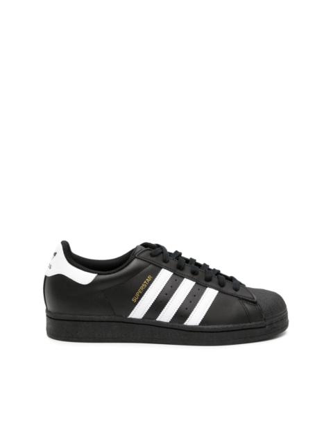 adidas Superstar leather trainers