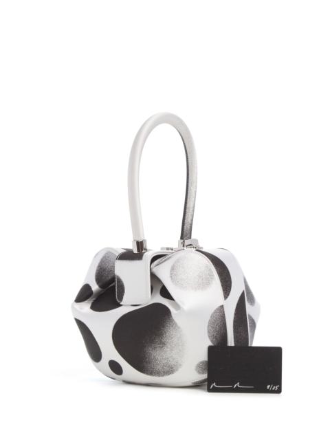 GABRIELA HEARST Adam Pendleton x Gabriela Hearst Nina Bag in Black & White Satin № 8