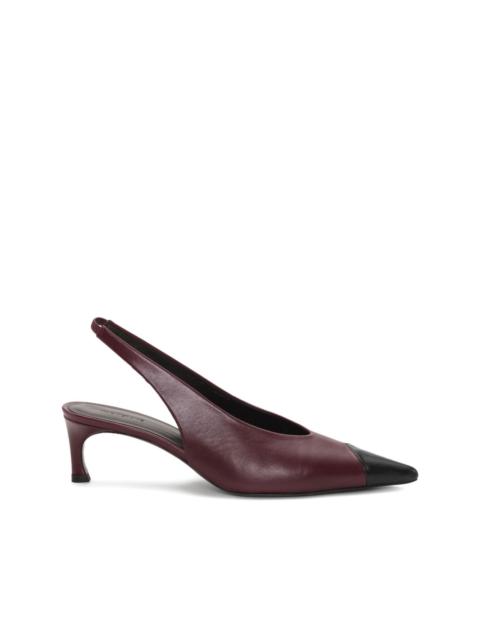 ROTATE slingback leather pumps