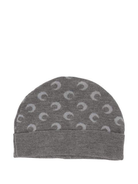 Marine Serre Marine Serre Moon-print Beanie Hat