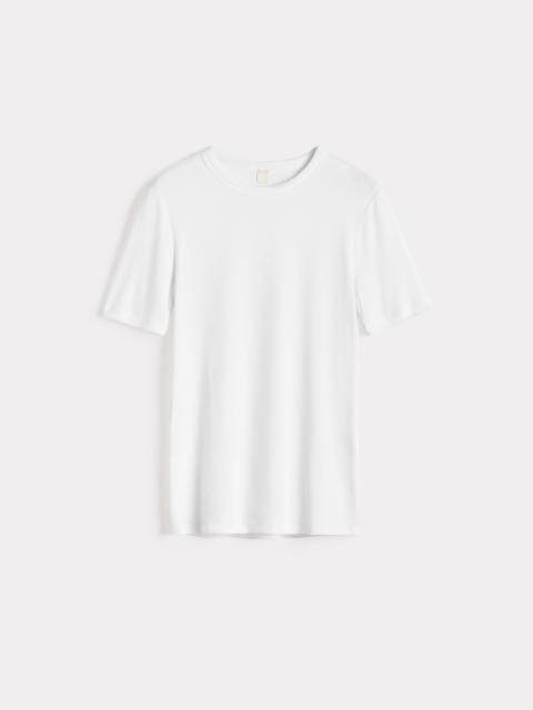 TOTEME Classic rib tee white