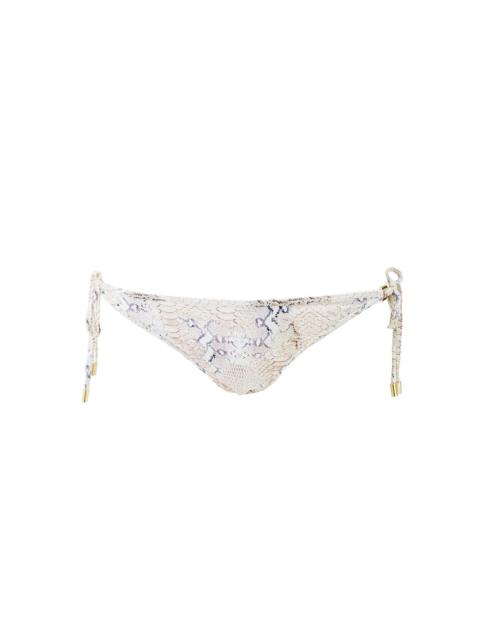 MELISSA ODABASH MALTA LIZARD BIKINI BOTTOM