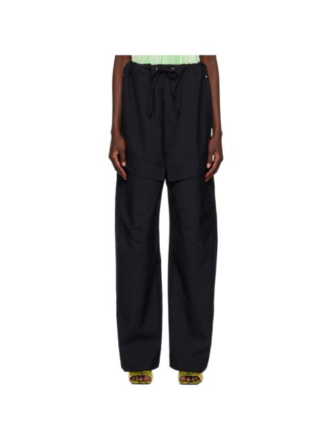 Paris Georgia Navy Herb Trousers